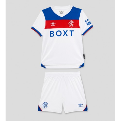 Fotbalové Dres Rangers Dětské Venkovní 2025-26 Krátký Rukáv (+ trenýrky)